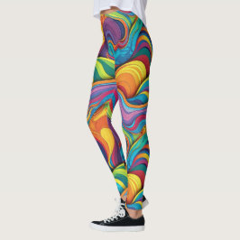 Patrón geométrico abstracto 34 - Leggings