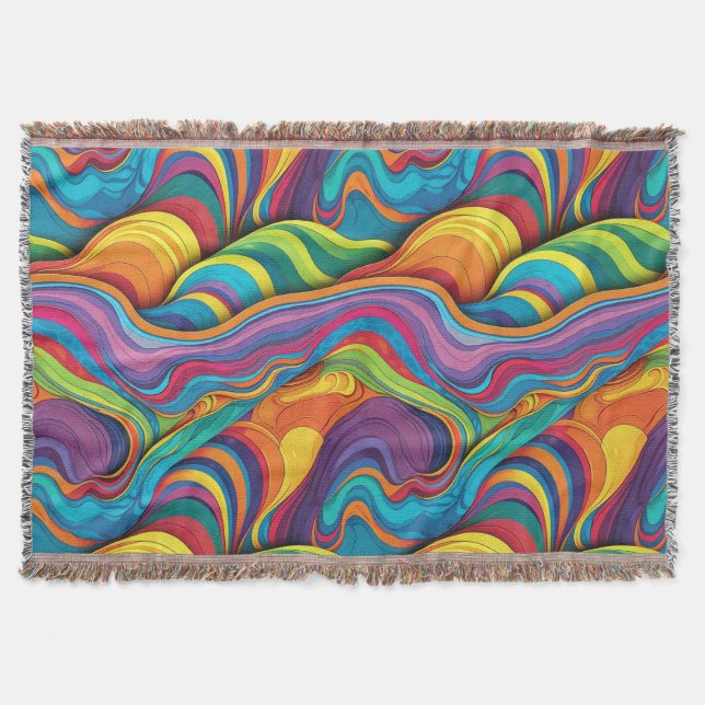 Patrón geométrico abstracto 34 - Tirar manta (Anverso)