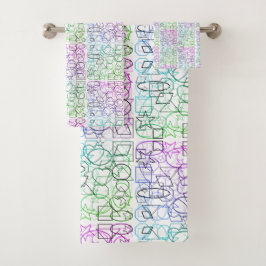 Patrón geométrico abstracto | Baldosa y filtrada |