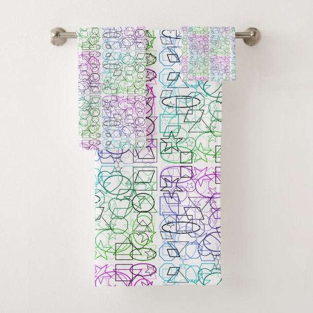 Patrón geométrico abstracto | Baldosa y filtrada | (In situ)