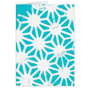 Patrón geométrico acuático