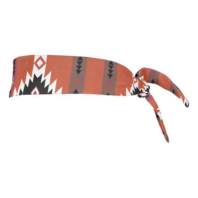 Patrón geométrico azteca colorido (Girar 90)