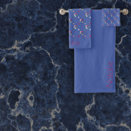 Patrón geométrico azul