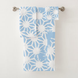 Patrón geométrico azul pálido