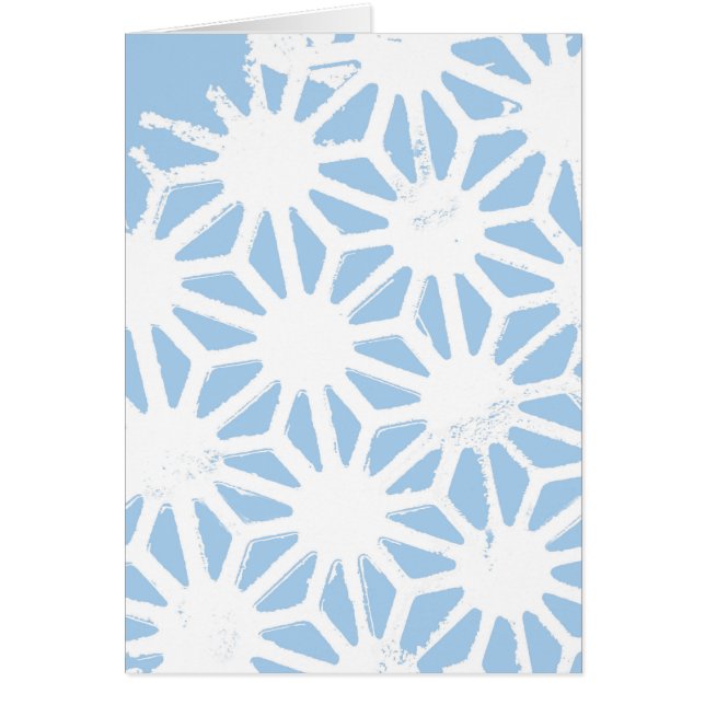 Patrón geométrico azul pálido (Frente)