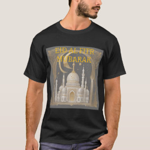 Patrón Geométrico Camiseta Eid Al Fitr Para Hombre