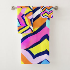 Patrón geométrico coloreado artístico