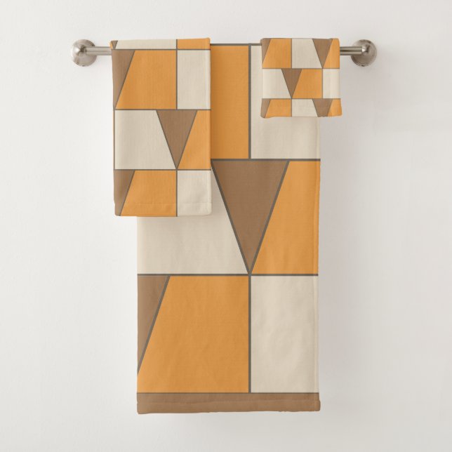 Patrón geométrico contemporáneo colorido (In situ)