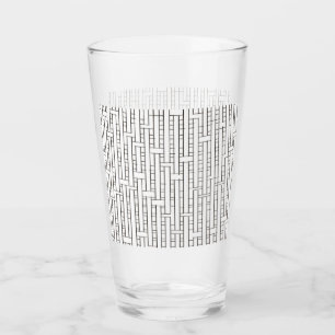 Patrón geométrico de Bauhaus moderno en la cuadríc