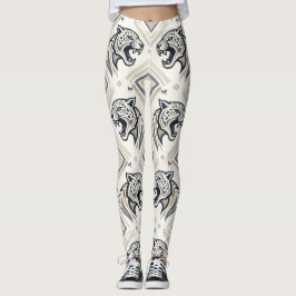 Patrón Geométrico de Jaguar – Leggings de Streetwe