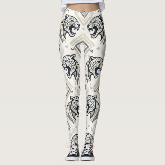 Patrón Geométrico de Jaguar – Leggings de Streetwe