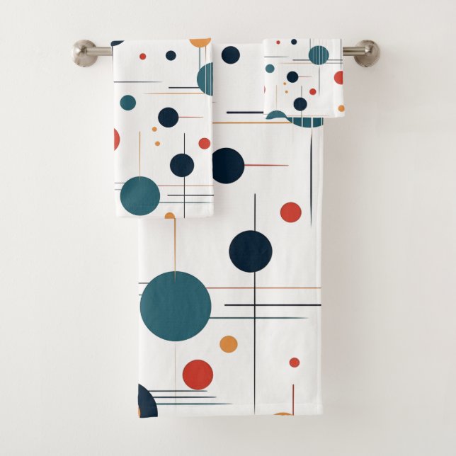 Patrón geométrico de Mid Century (In situ)