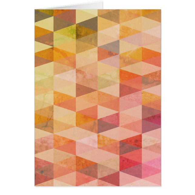 Patrón geométrico de triángulo suave (Frente)