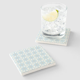 patrón geométrico decorativo de piedra posavasos 