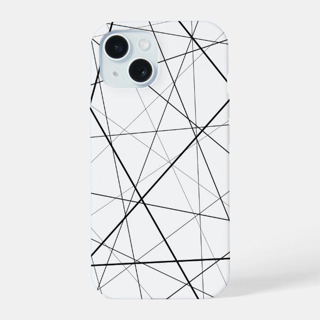Patrón geométrico en blanco y negro (Reverso )