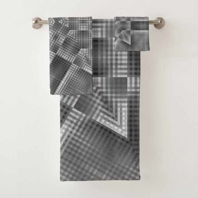 Patrón geométrico gris (In situ)
