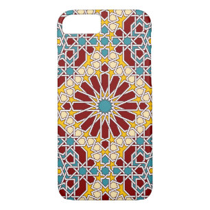 Patrón geométrico islámico iPhone 7 funda