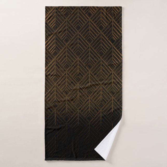 Patrón geométrico moderno (Toalla de baño)