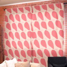 Patrón Geométrico Repetidor De Teardrop Rosa