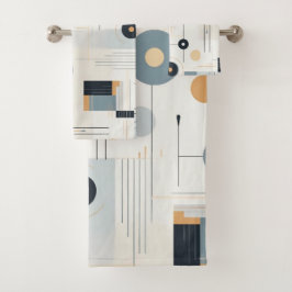 Patrón geométrico retro de tonos pasteles