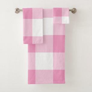 Patrón Gingham rosa claro