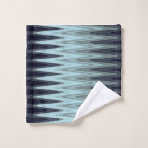 Patrón gris Verde azulado azul Zig Zag