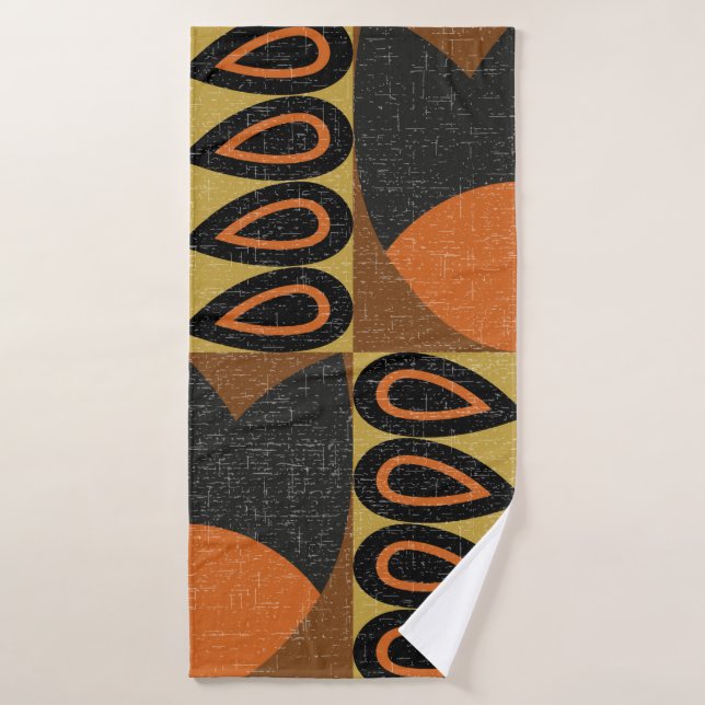 patrón impecable en el estilo de diseño escandinav (Toalla de baño)