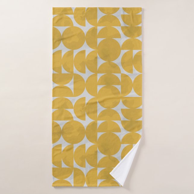 patrón ininterrumpido de inspiración de mediados d (Toalla de baño)
