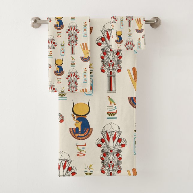 Patrón ininterrumpido del antiguo Egipto decorativ (In situ)