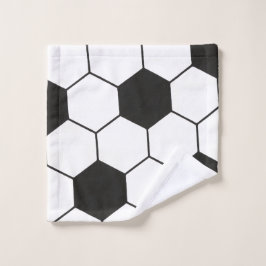 Patrón inspirado en pelota de fútbol, estampado ge