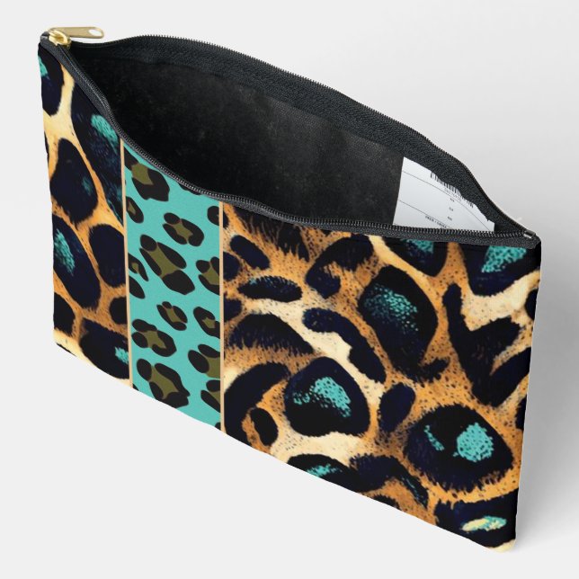 Patrón LEOPARD - Bolsa cosmética (Abierto)