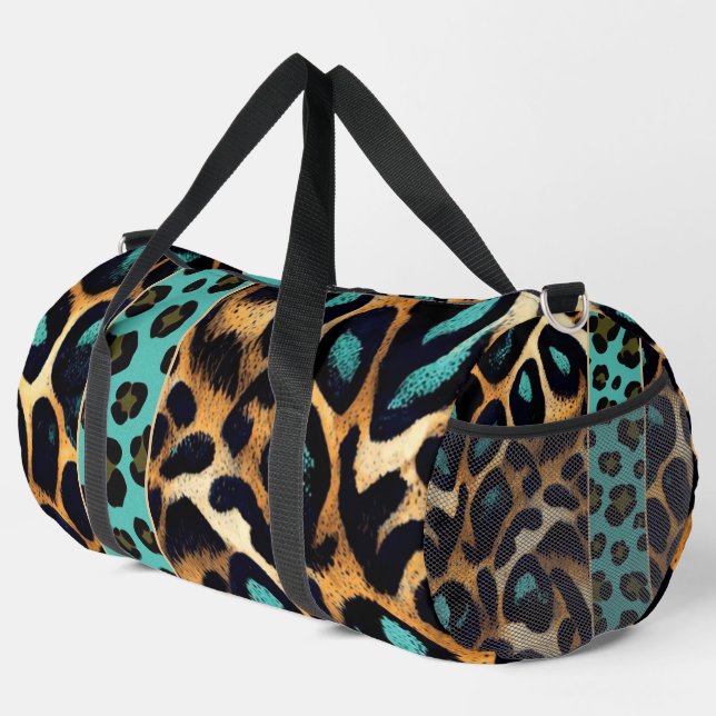 Patrón LEOPARD - Bolsa Duffel (Esquina derecha)