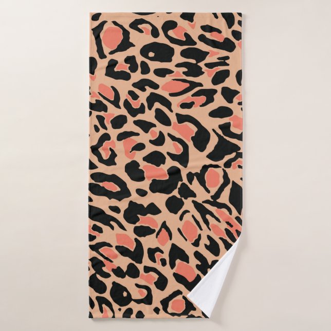 Patrón leopardo (Toalla de baño)