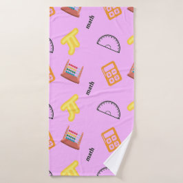 Patrón matemático en rosa