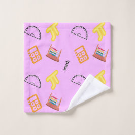 Patrón matemático en rosa