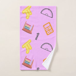 Patrón matemático en rosa