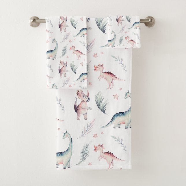 Patrón moderno de dinosaurios para niños (In situ)