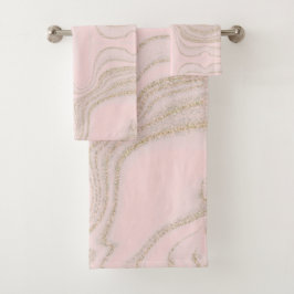 Patrón moderno de mármol abstracto rosa y rosa