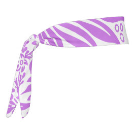 Patrón moderno de moda colorido floral morado blan