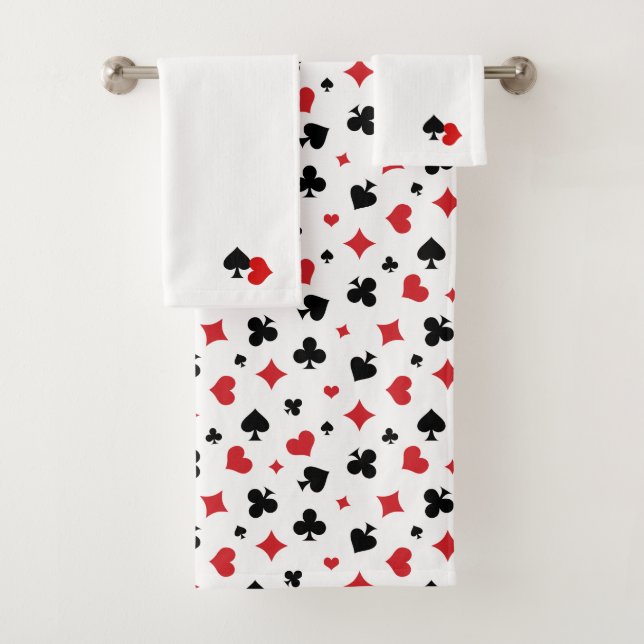 Patrón moderno de palos de cartas de juego (In situ)