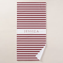 Patrón moderno de rayas de Borgoña