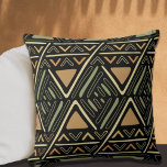 Patrón moderno de tela de barro boho Cojín decorat<br><div class="desc">Decoración moderna de la casa con motivos étnicos. Impresión interior bohemia de moda. Diseño de flecha de zag Zig.</div>