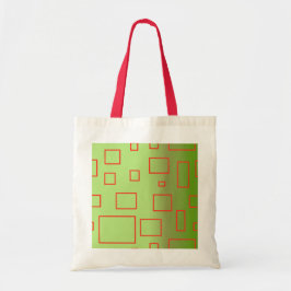 Patrón moderno Diseño geométrico verde Bolsa de To