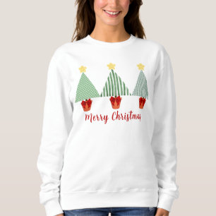 Patrón moderno Maldición Árbol de navidad sudadera