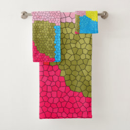 Patrón mosaico colorido