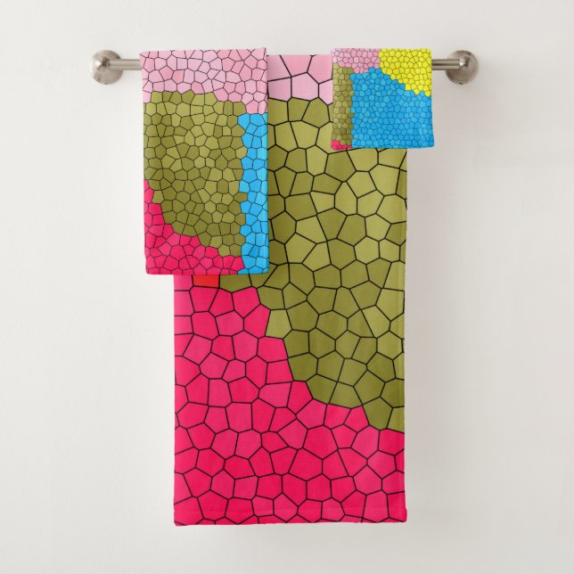 Patrón mosaico colorido (In situ)