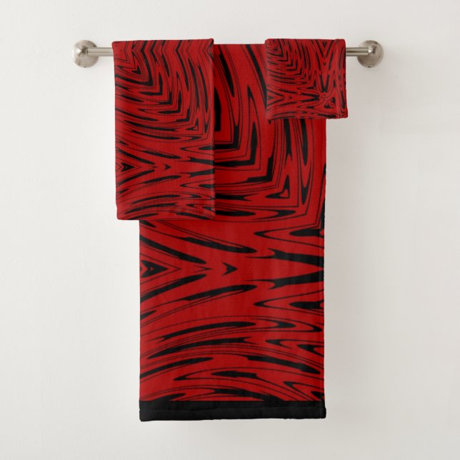 Patrón negro rojo (In situ)