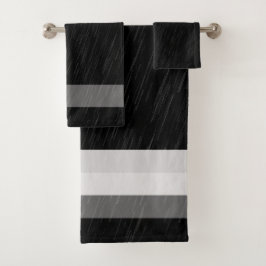 Patrón negro y blanco de lluvia