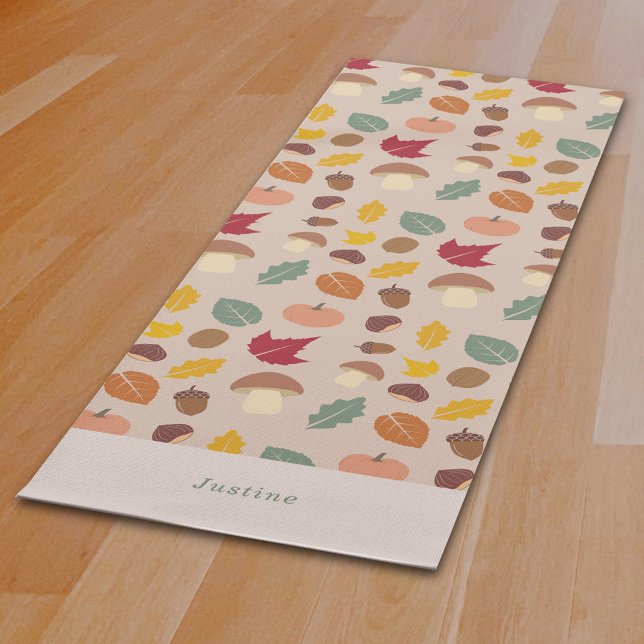 Patrón Otoño Yoga Mat (Autumn Pattern Yoga Mat)