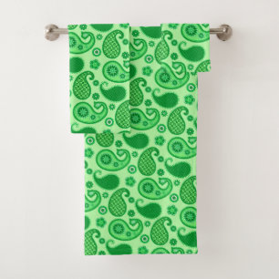 Patrón Paisley, Jade y verde esmeralda